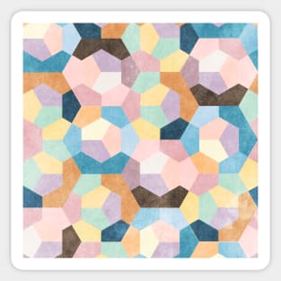 Honeycomb Pastels #001 Sticker